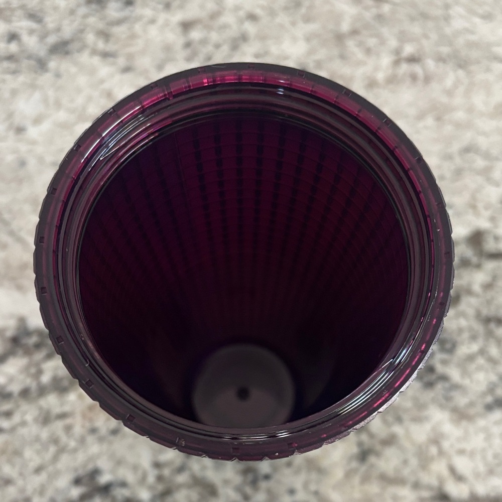 Starbucks Burgundy Textured Tumbler with Lid and Straw - Picture 2 of 4